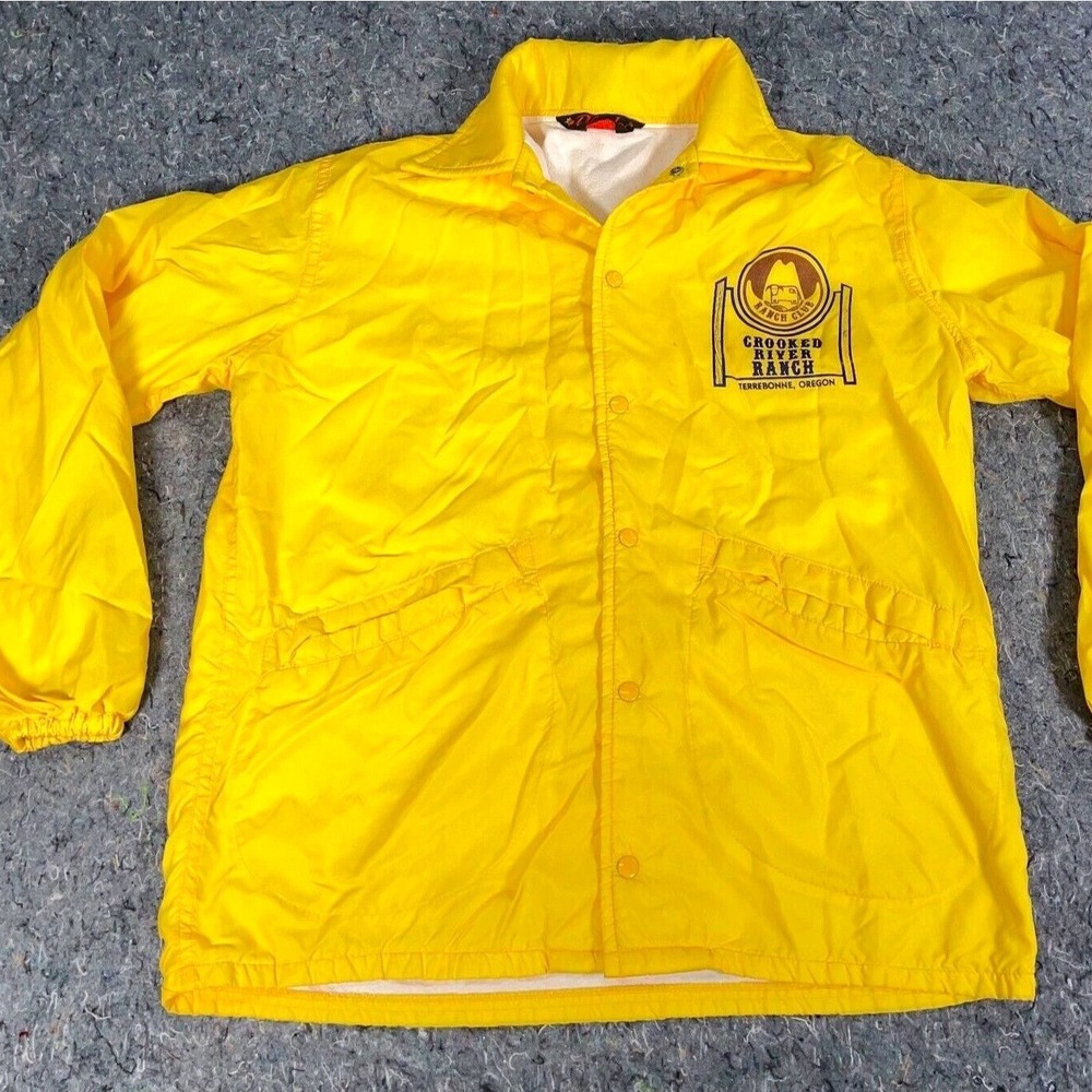 Vintage PLA-JAC by DUNBROOKE Jacket Made in USA Yellow Small 36-38 Rodeo Cowboy